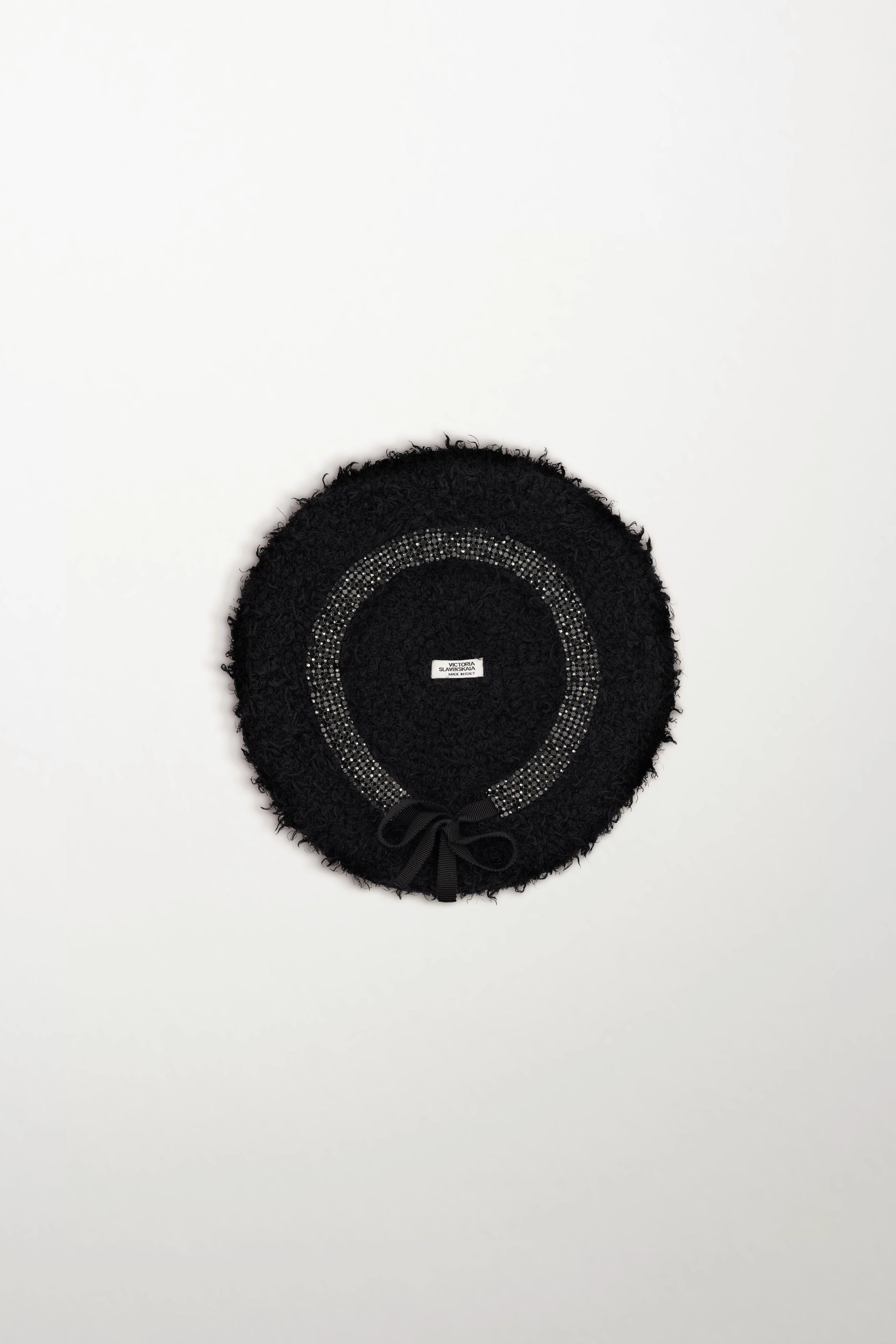 Black Cashmere Beret
