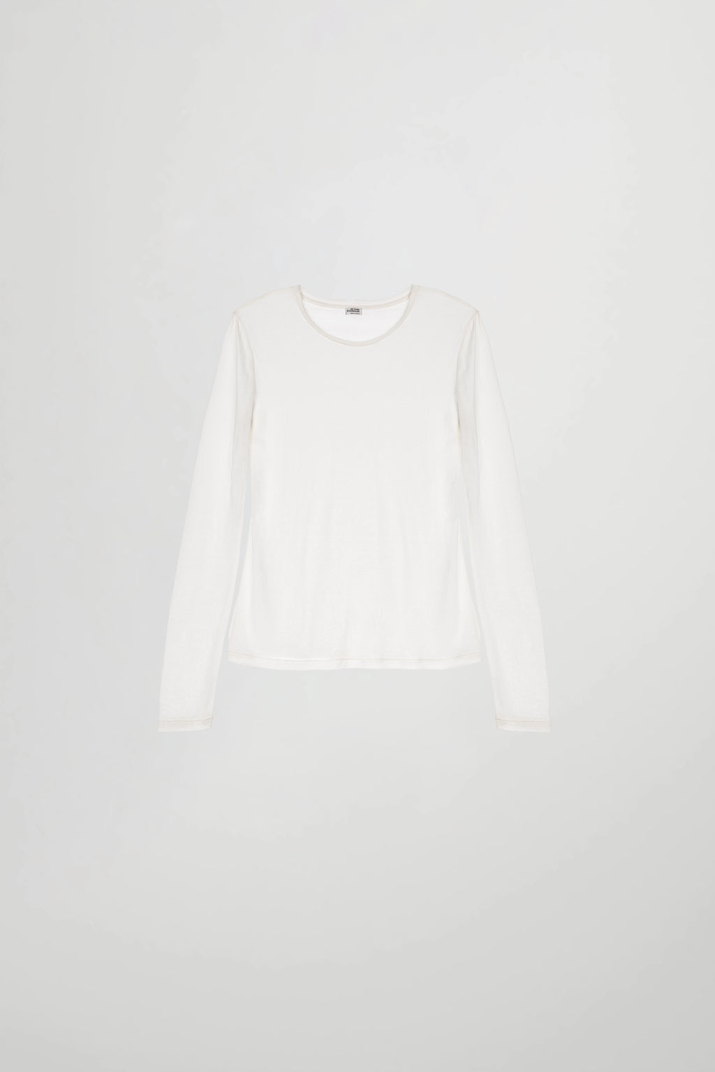 Crew Neck Top in Silk