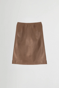 Leather Midi Skirt