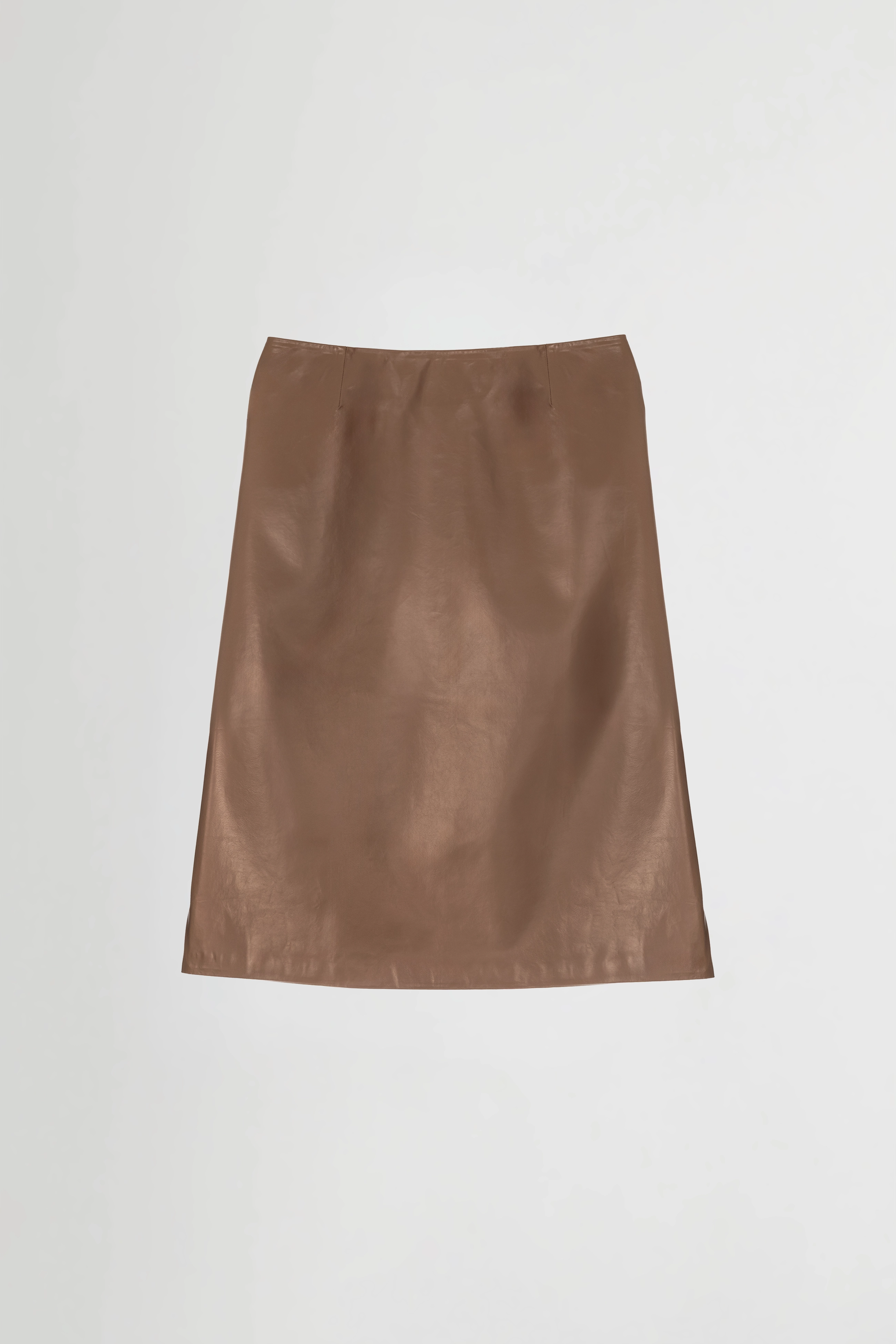 Leather Midi Skirt