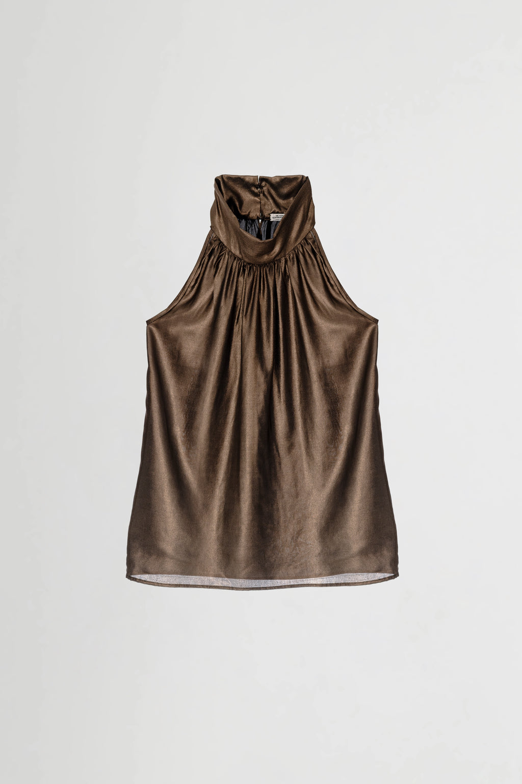 Metallic Silk Top