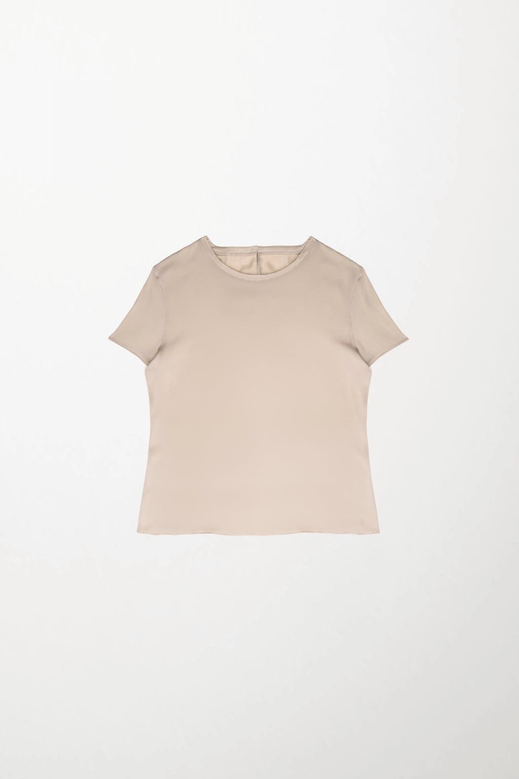 Silk Crewneck T-shirt