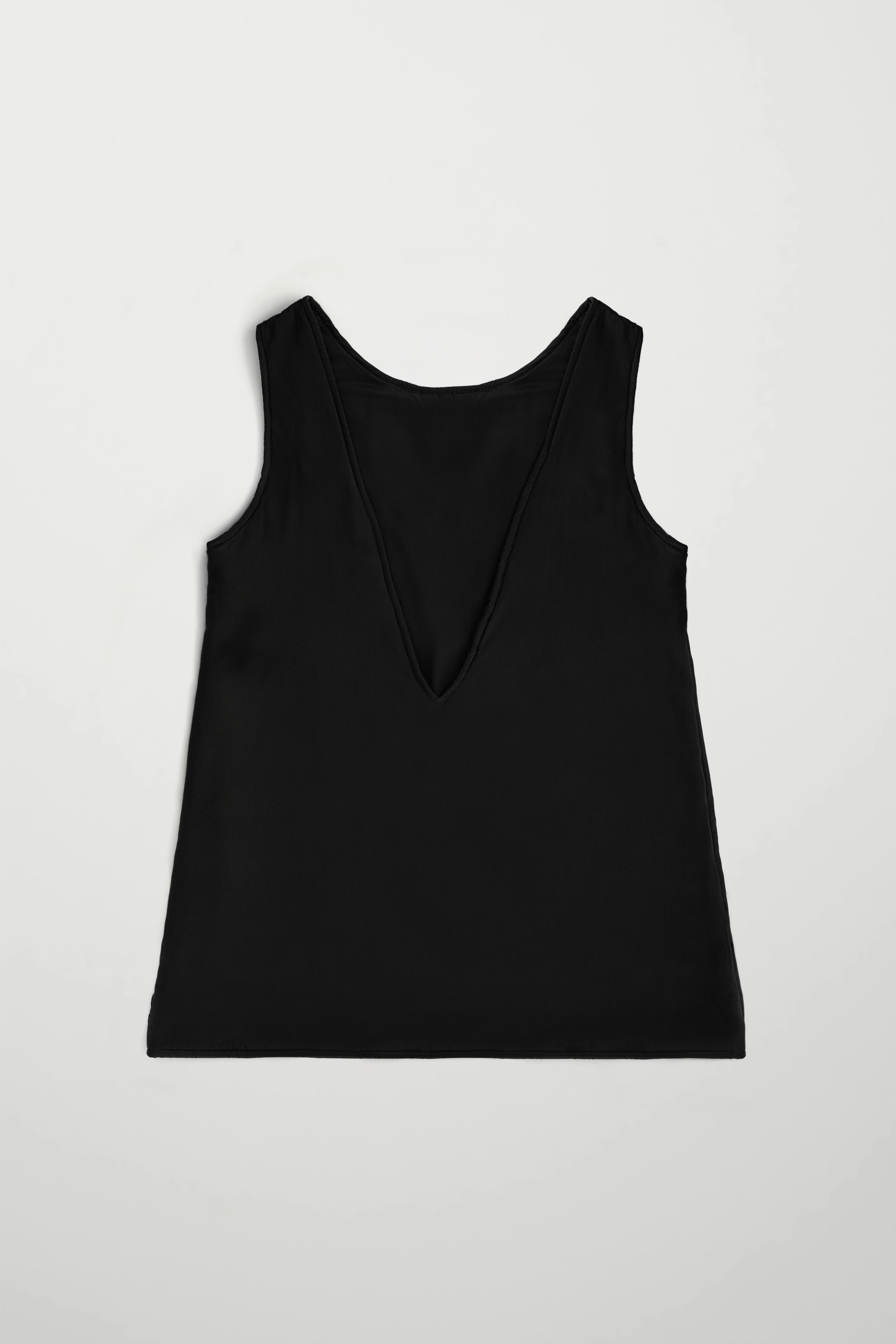 Silk Puffer Dress with Open Back