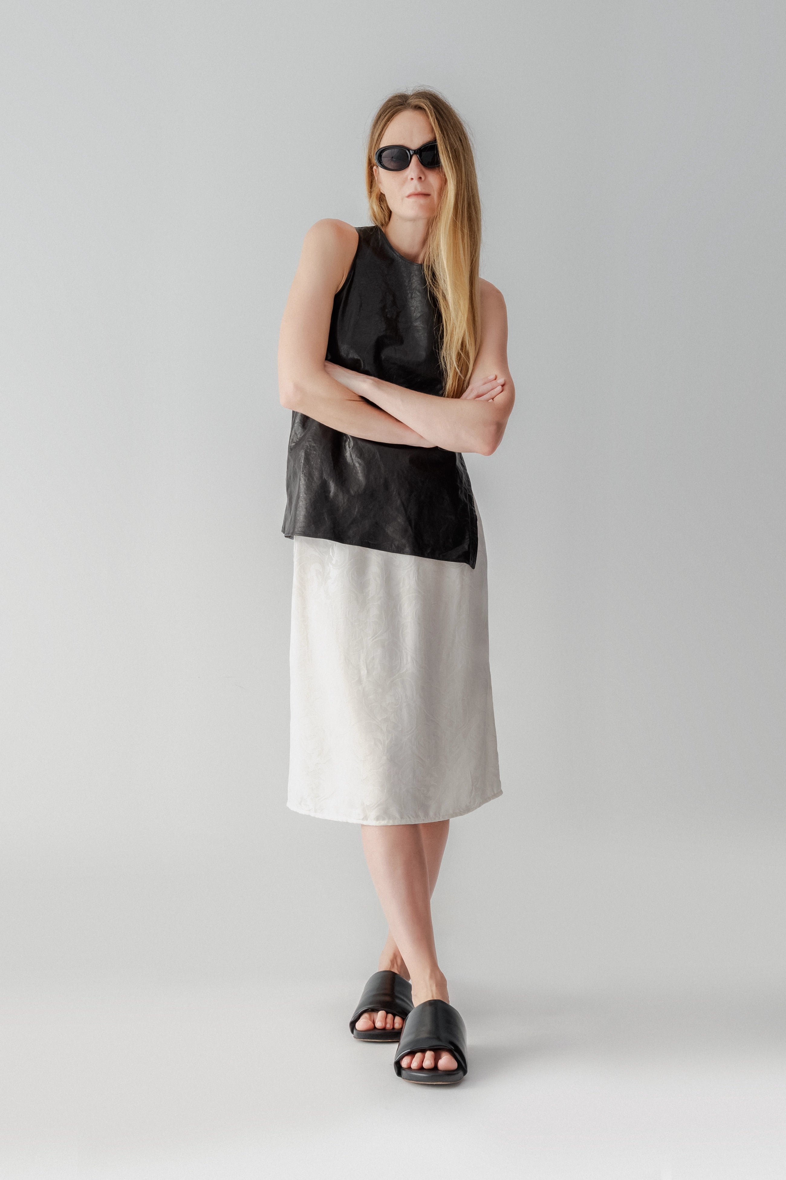 Silk Slip Skirt