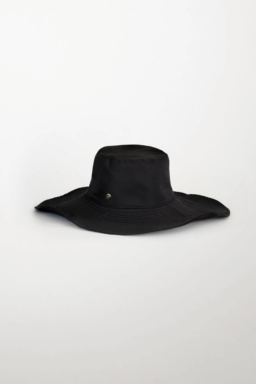 Wide-Brim Hat in Silk