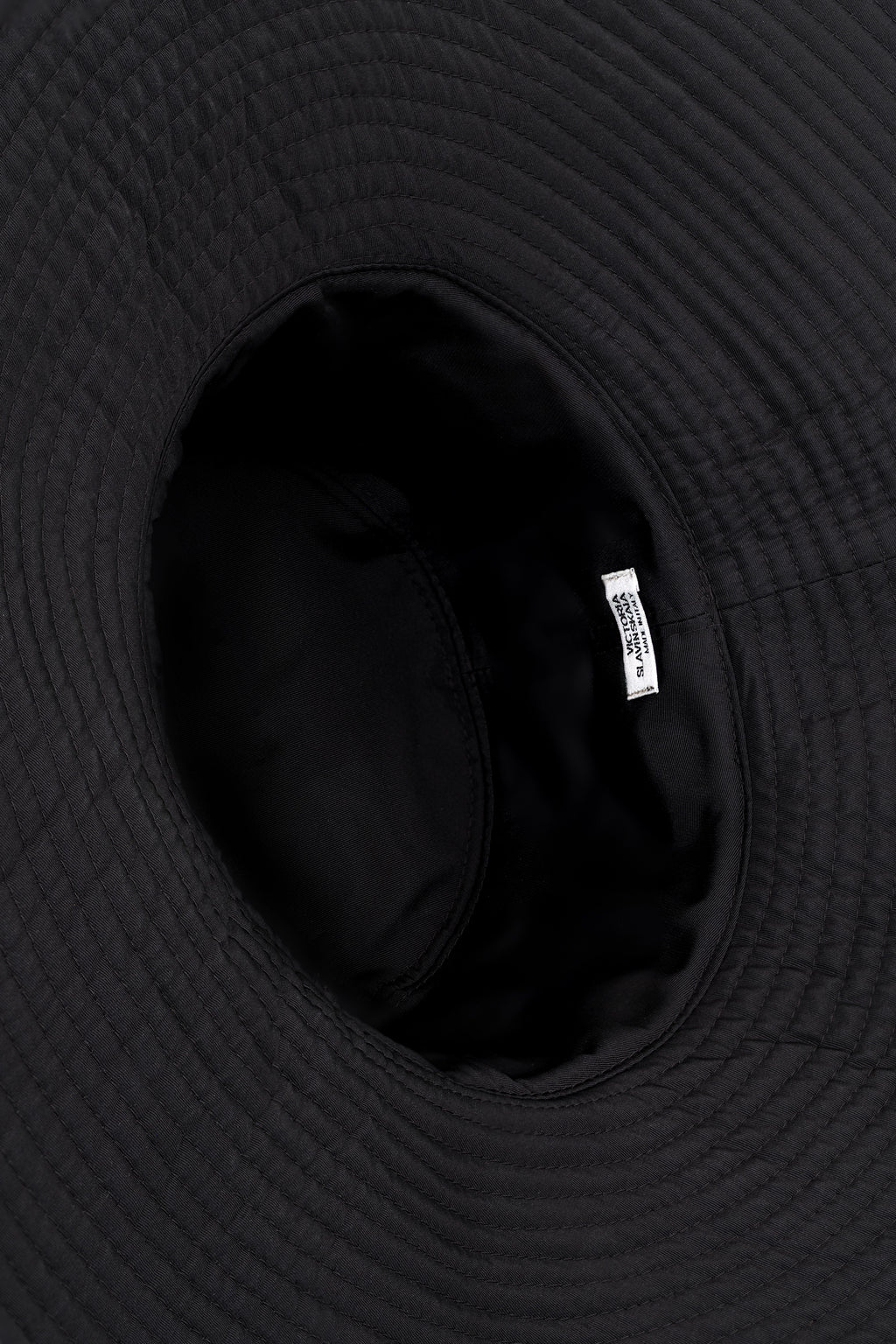 Wide-Brim Hat in Silk
