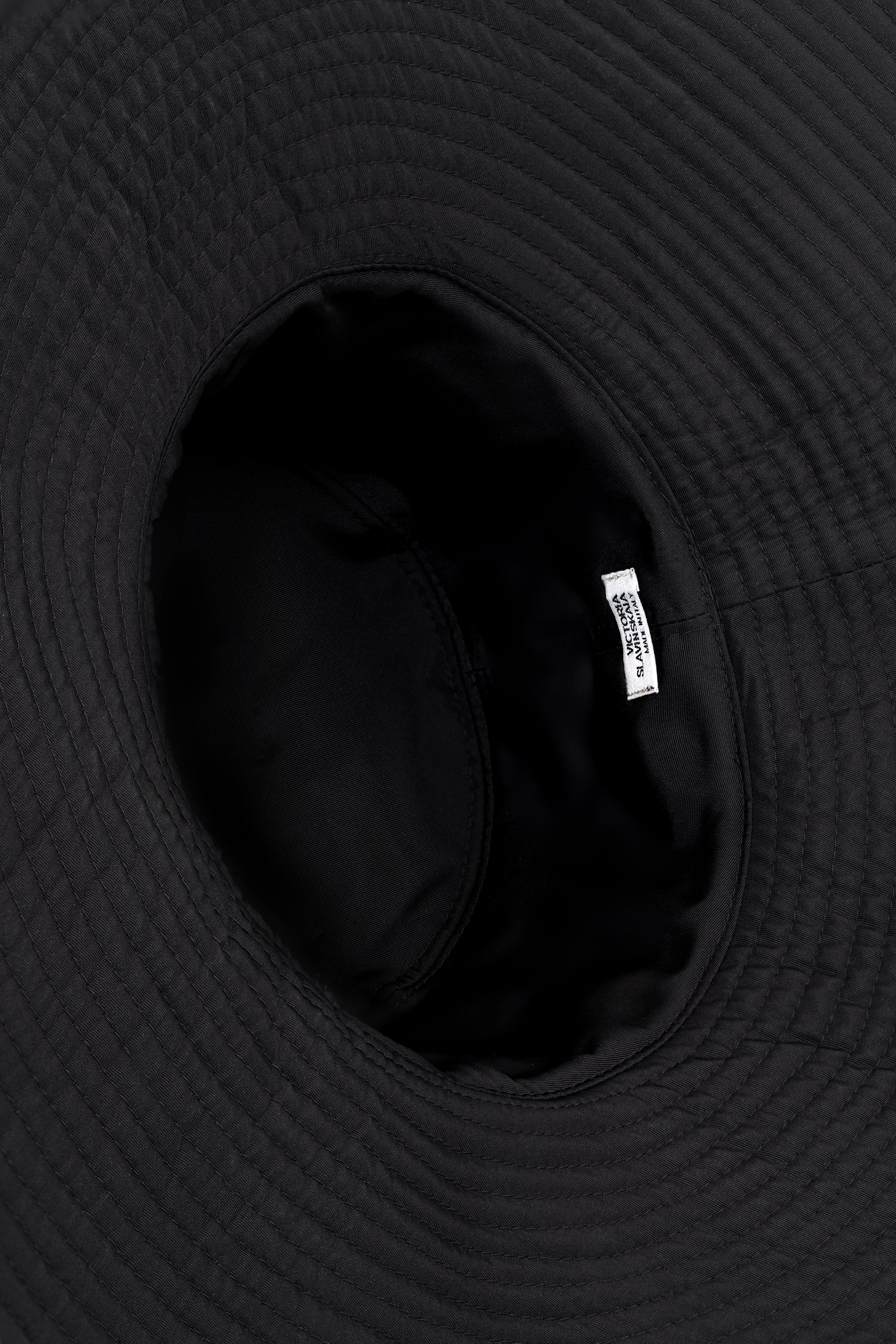 Wide-Brim Hat in Silk