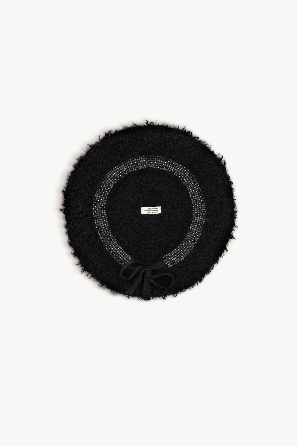 Black Cashmere Beret