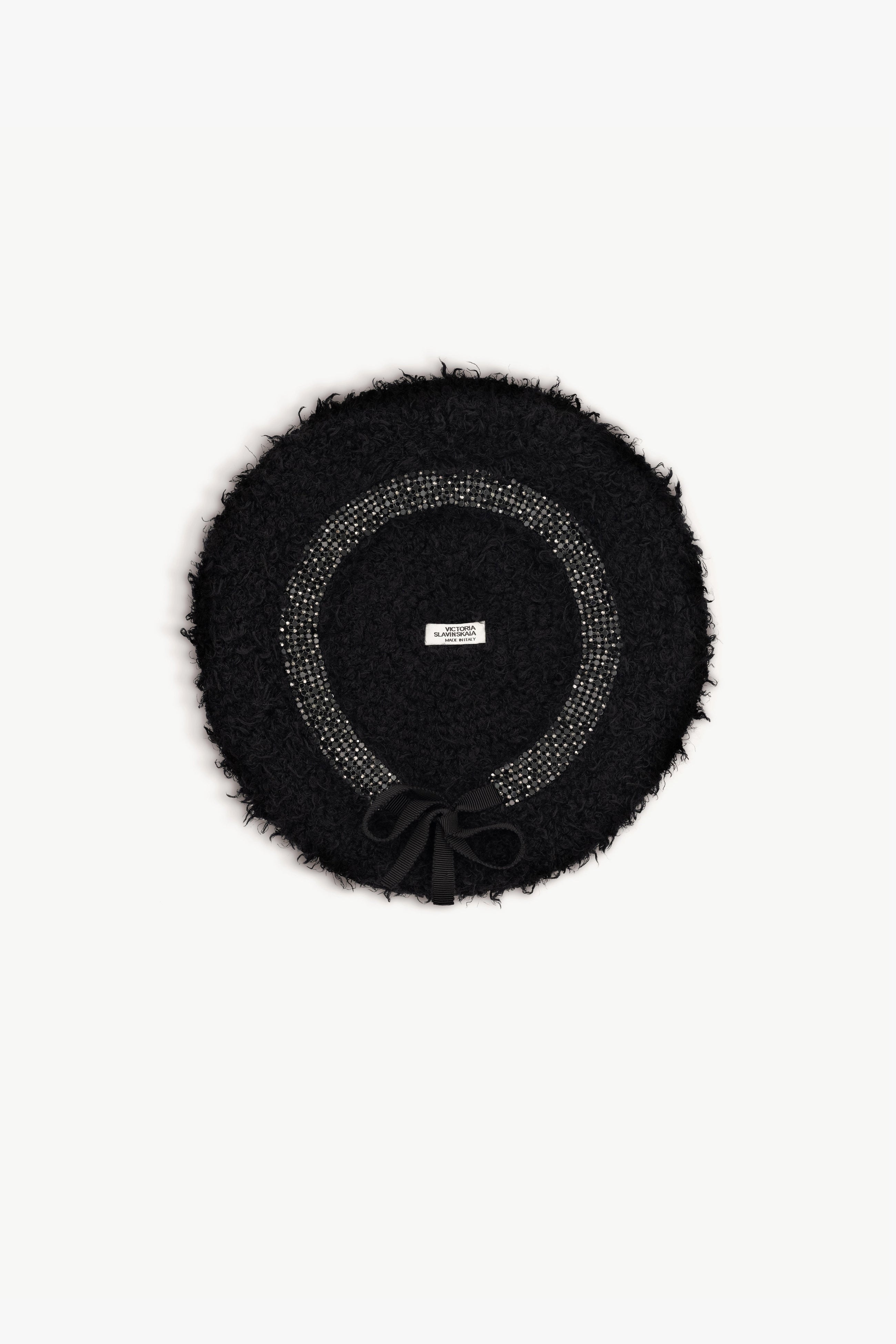 Black Cashmere Beret