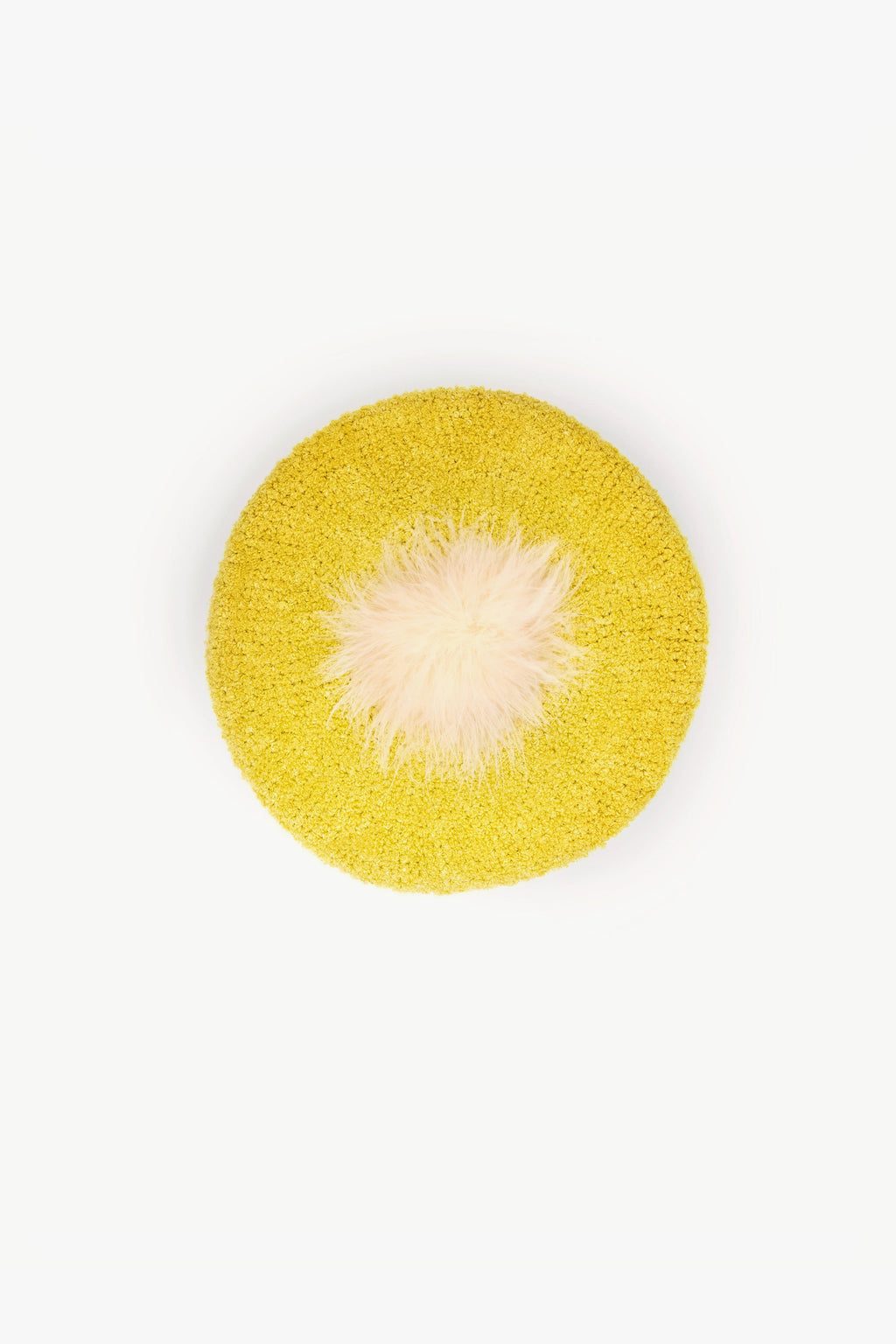 Pom Pom Beret in Cashmere