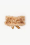 Leather Headband with Feather Fringe