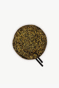 Cashmere Beret with Golden Sequins