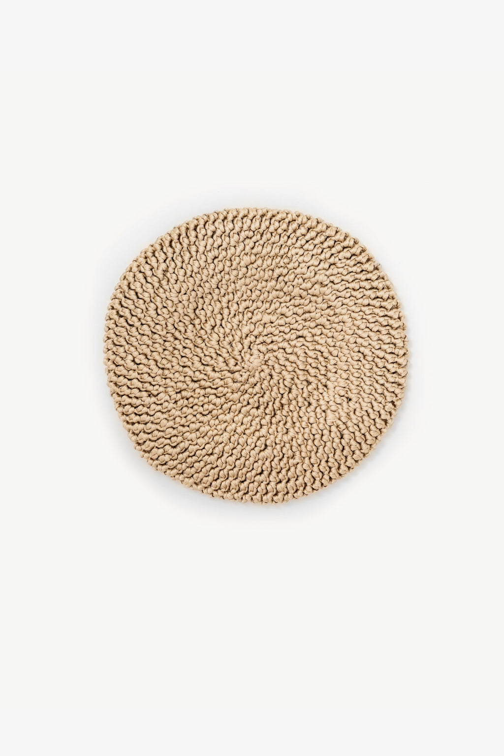 Silk Beret with Black Rose