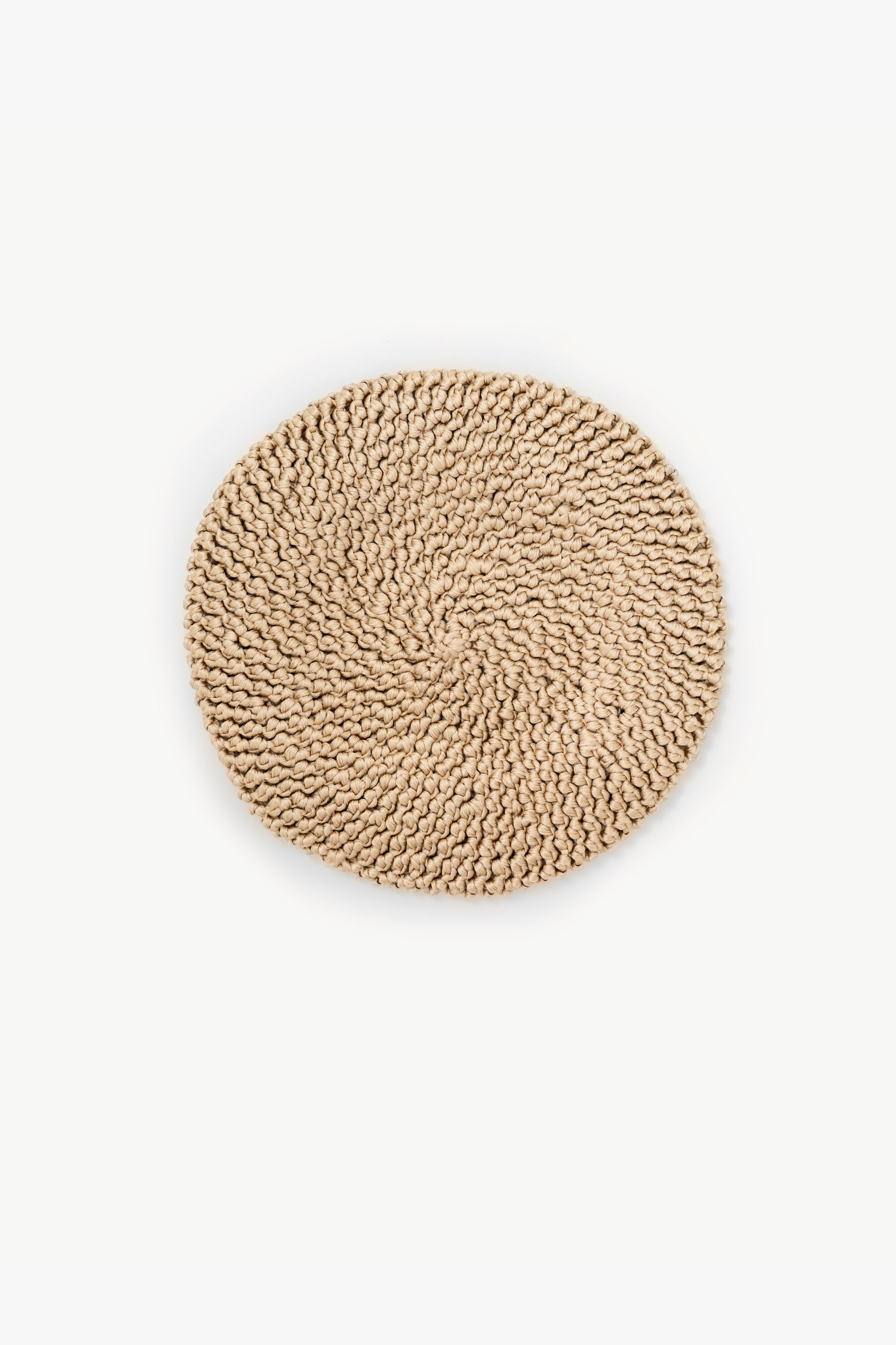 Silk Beret with Black Rose