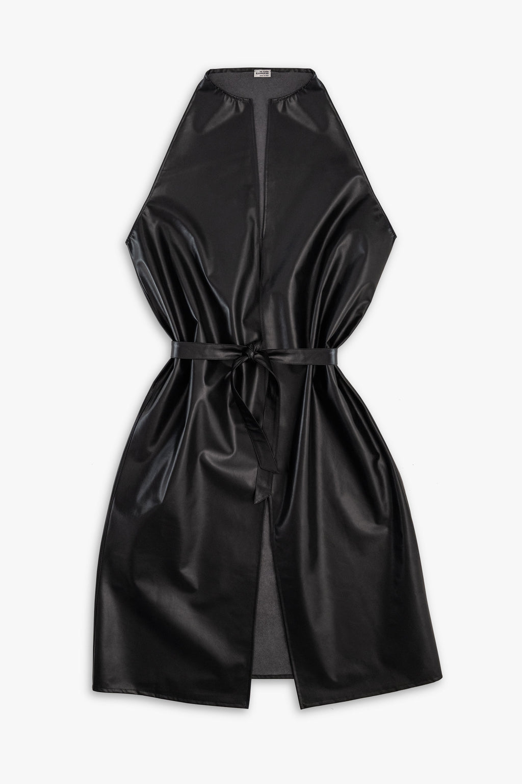Leather Halterneck Dress