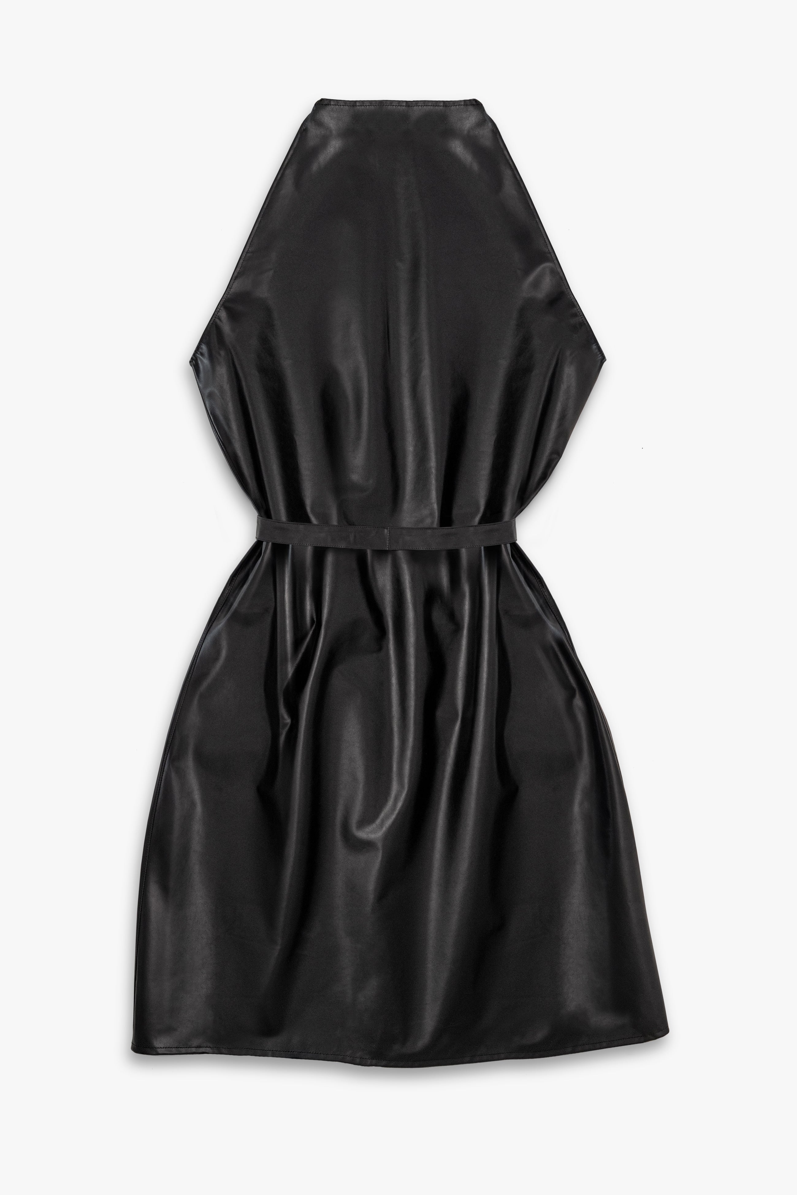 Leather Halterneck Dress