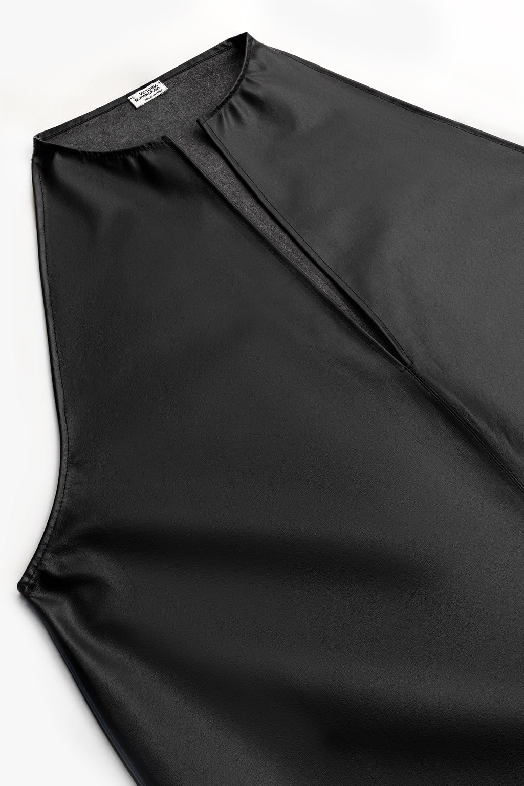 Leather Halterneck Dress